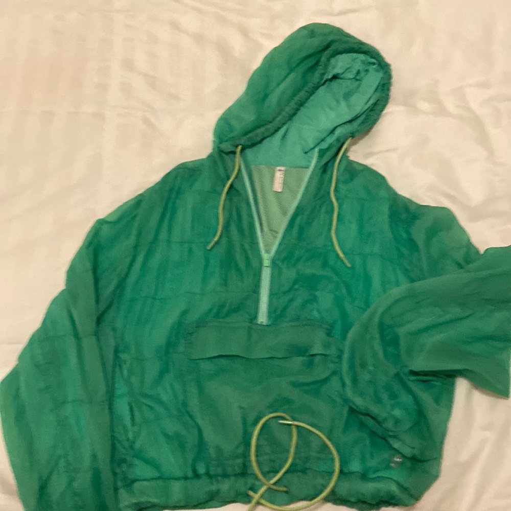 Green hoodie Free People Movement